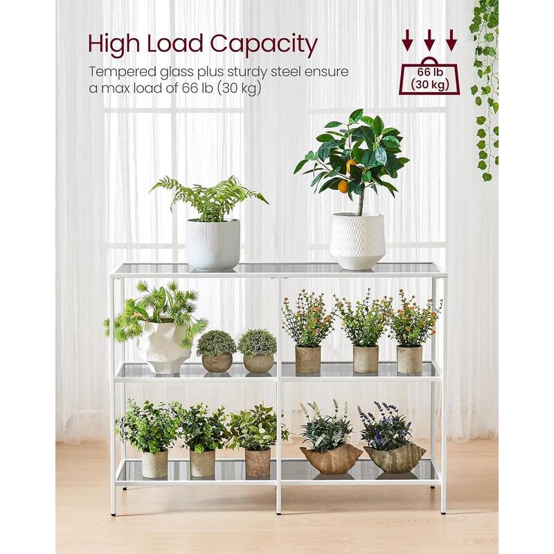 VASAGLE 39.4" Console Sofa Table Entryway Table with Adjustable Feet